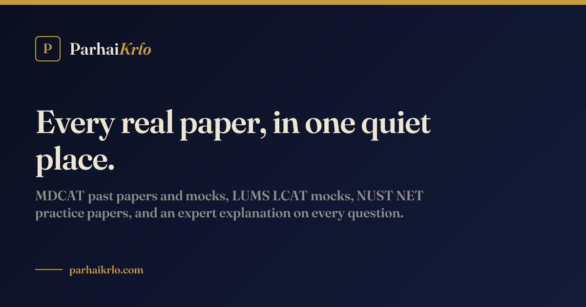 ECAT Physics: Current Electricity MCQs | ParhaiKrlo